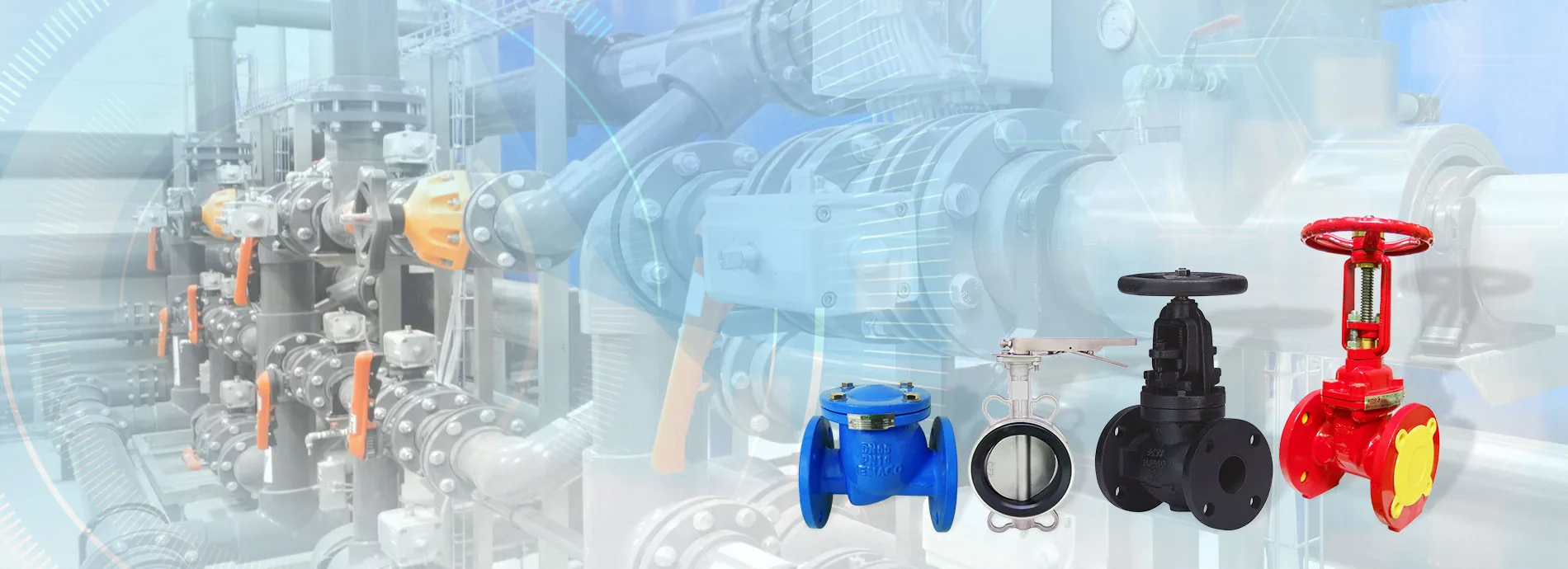 Industrial valves and flow control application